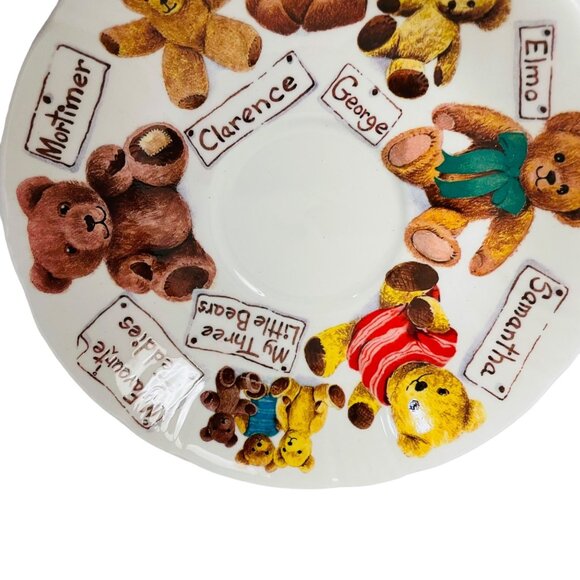 Roy Kirkham My Favorite Teddies Bears Fine Bone China Cup & Saucer Set 4" x 4 1/ - Picture 11 of 11